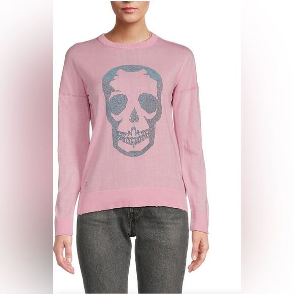Zadig and voltaire gaby skull sweater pink - Picture 1 of 6